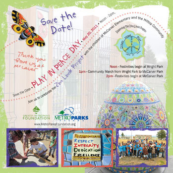 Play in Peace Day celebrating the playspaces at Wright Park and McCarver Park
